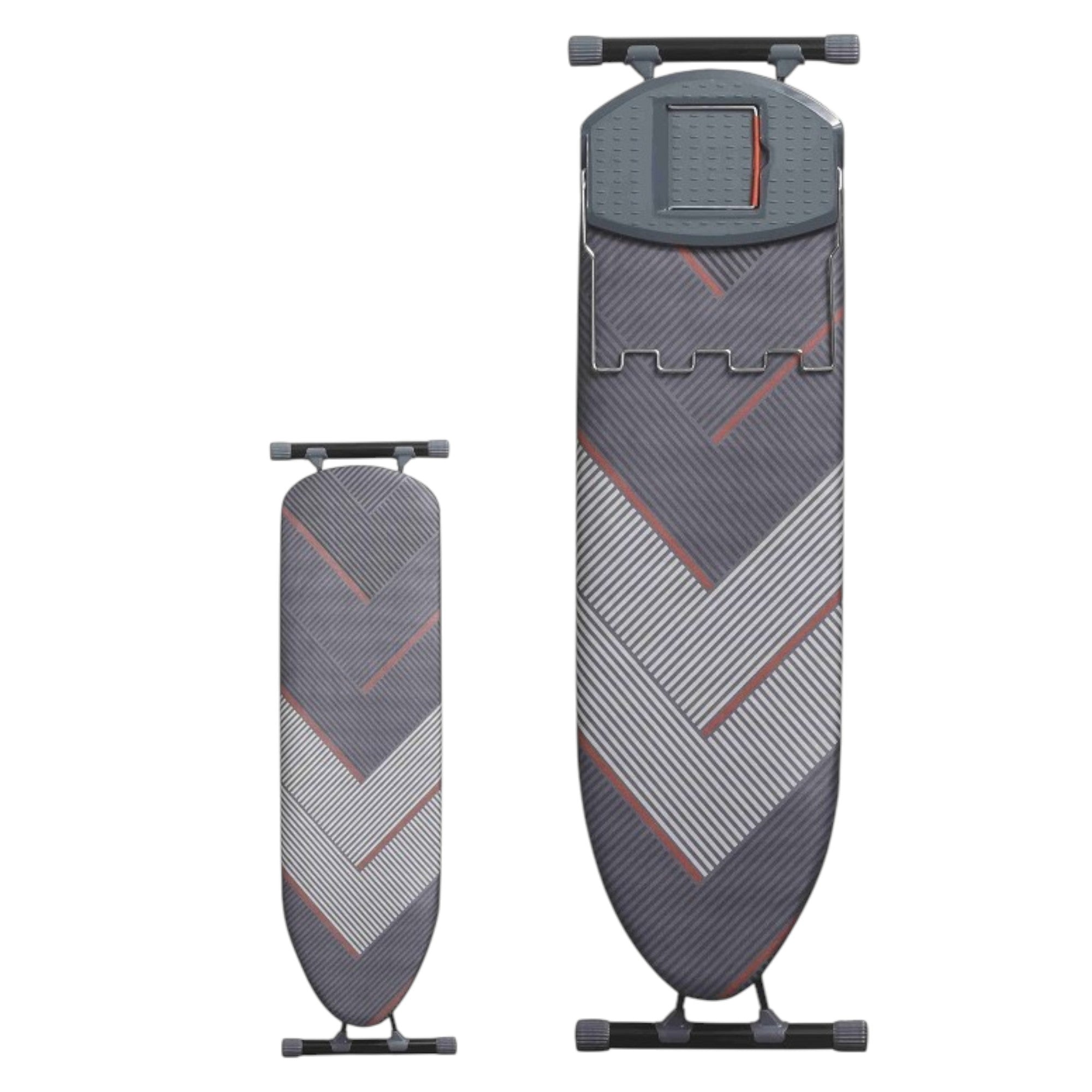 Large Ironing Board 140×40cm – Height Adjustable, Foldable with Removable Steam Holder