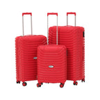 3-Piece Travel Luggage Set – Durable Hardshell Suitcases with Spinner Wheels & Lock