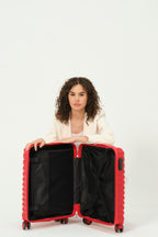 20” Lightweight Cabin Luggage – PP Hard Case with Spinner Wheels & Secure Lock