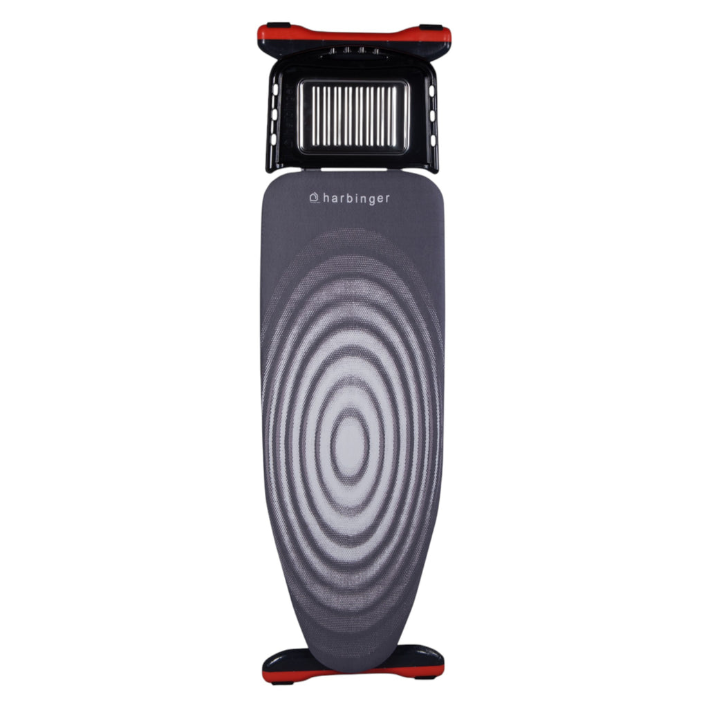 Extra-Large Ironing Board 127×46cm – Height Adjustable, Foldable with Steam Unit Holder.