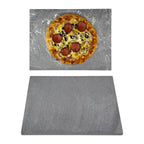 Pizza Baking Stone - Rectangular. Multi-Purpose Lava Stone for Oven & BBQ. Serving Stone.