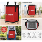 Camp&Fire 6L Insulated Lunch Bag – Thermal Cooler Bag with Zip Closure
