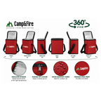 Camp&Fire 6L Insulated Lunch Bag – Thermal Cooler Bag with Zip Closure