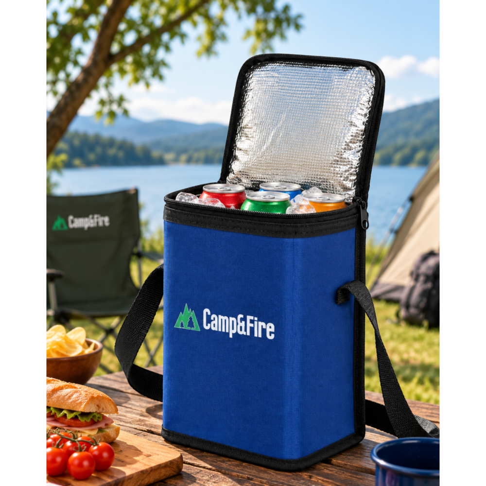 Camp&Fire 6L Insulated Lunch Bag – Thermal Cooler Bag with Zip Closure