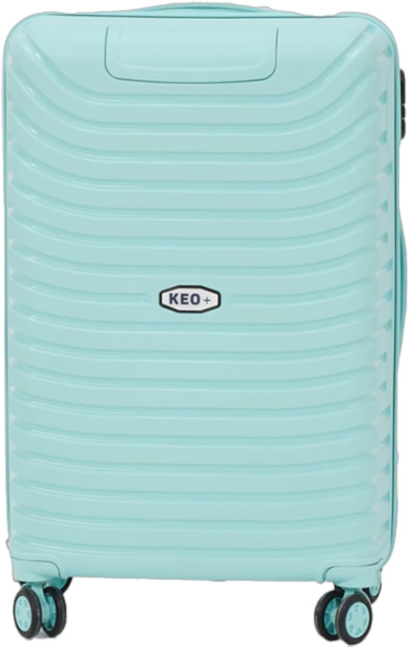 24” Medium Hardshell Luggage – Lightweight Polypropylene Suitcase with 4 Spinner Wheels & Lock