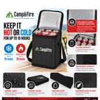 Camp&Fire 6L Insulated Lunch Bag – Thermal Cooler Bag with Zip Closure