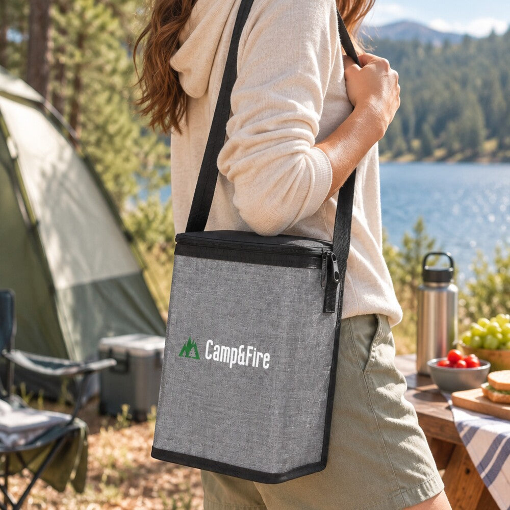 Camp&Fire 6L Insulated Lunch Bag – Thermal Cooler Bag with Zip Closure
