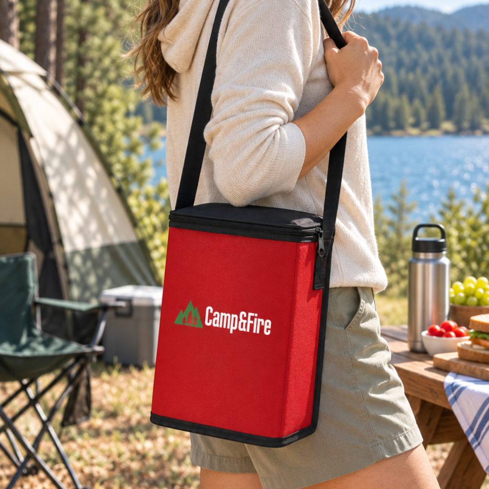 Camp&Fire 6L Insulated Lunch Bag – Thermal Cooler Bag with Zip Closure