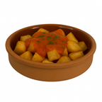 Set of 4 Terracotta Tapas Bowls Set 450ml (14.5cm) | Ovenproof Mediterranean Ramekins