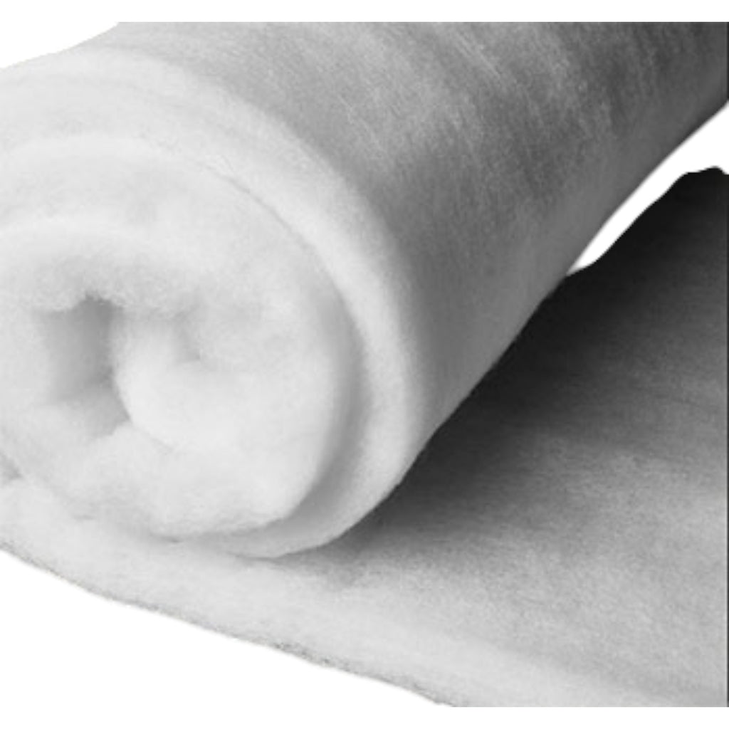 Premium Polyester Wadding – Fire-Retardant | Hypoallergenic | 135 GSM / 4oz – 75cm / 29" Wide