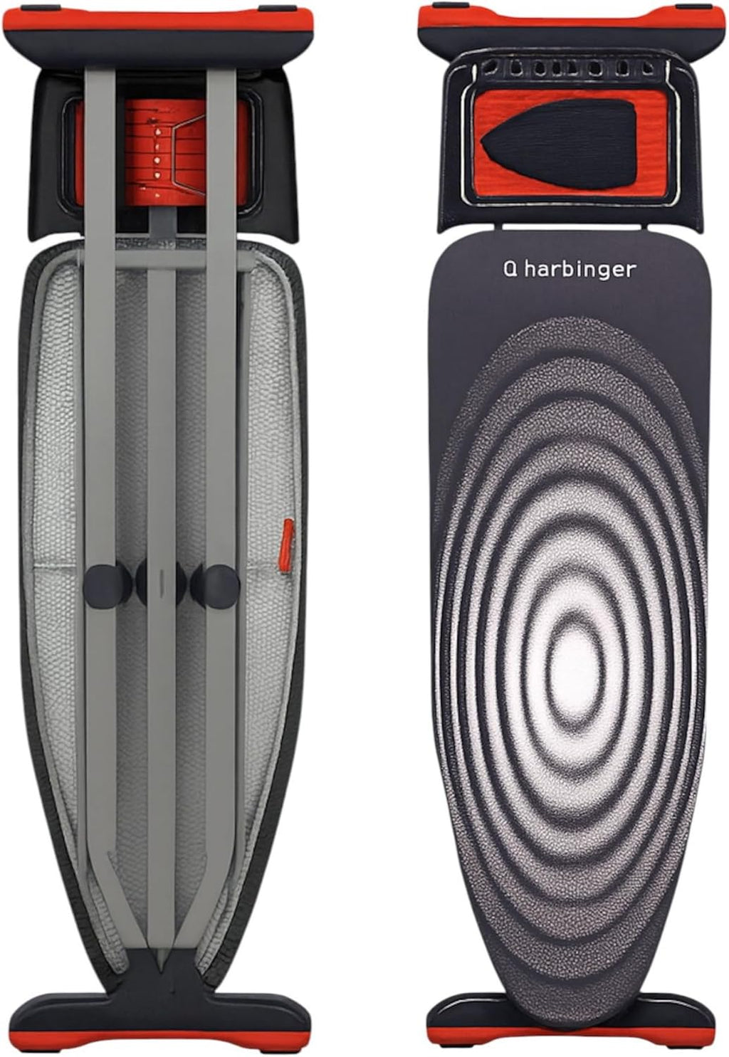 Extra Wide XL Ironing Board 127x46 cm – Steam Unit Holder & Non-Slip Feet