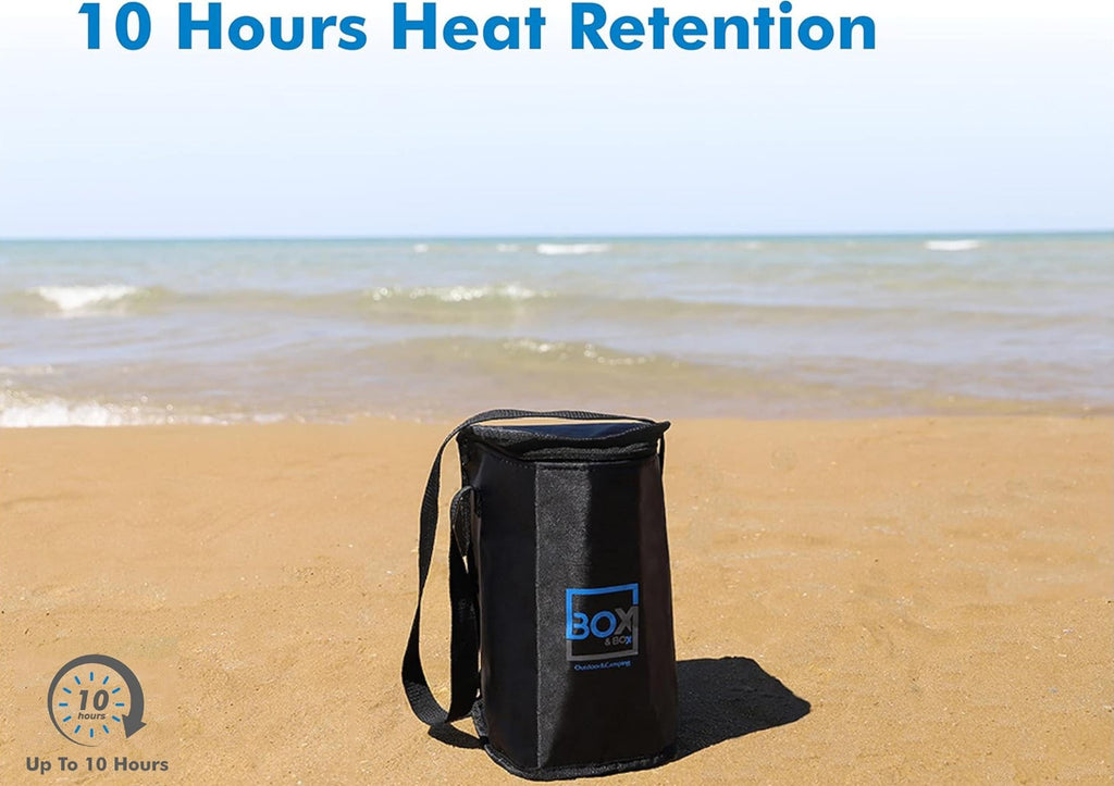 6L Insulated Thermal Lunch Bag – Keep Food Hot or Cold with Zipper Closure