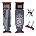 Extra-Large Ironing Board 127×46cm – Height Adjustable, Foldable with Steam Unit Holder.