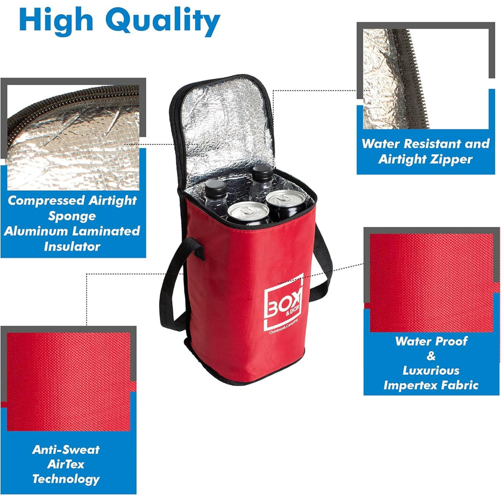 6L Insulated Thermal Lunch Bag – Keep Food Hot or Cold with Zipper Closure