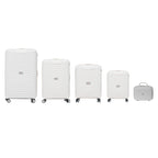 5-Piece Travel Lightweight Luggage Set – Hardshell Suitcases with Spinner Wheels & Lock