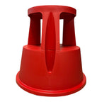 Kick Step Stool with Wheels - Rolling Step with Retractable Casters for Home & Office, 150KG Capacity