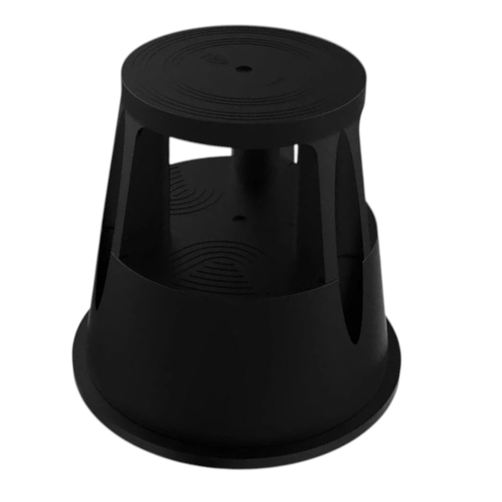 Kick Step Stool with Wheels - Rolling Step with Retractable Casters for Home & Office, 150KG Capacity