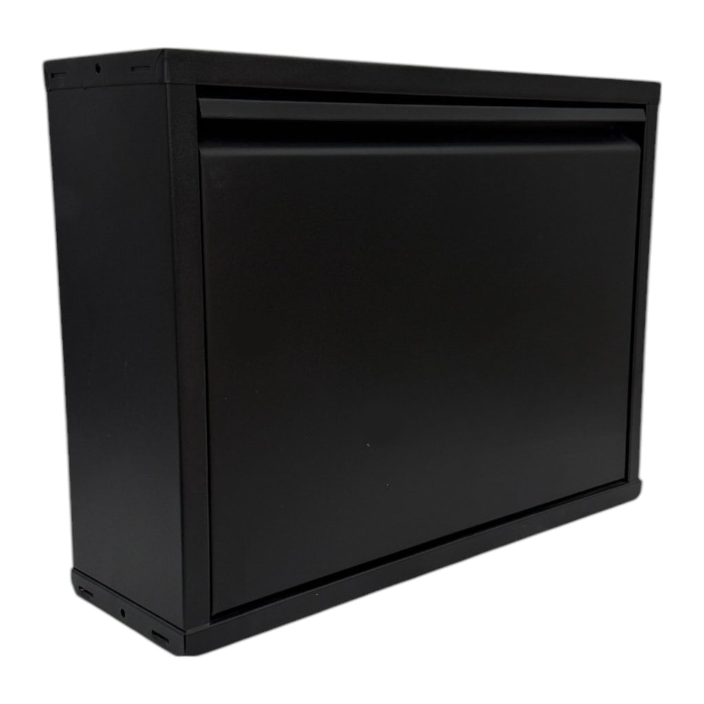 Slimline Metal Shoe Cabinet Black – Modern, Space-Saving Storage Solution