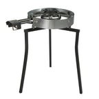 Paella Cooking Set. 14 Serving (50cm,20") – Paella Pan, Gas Burner & Tripod Stand – Full Outdoor Cooking Kit