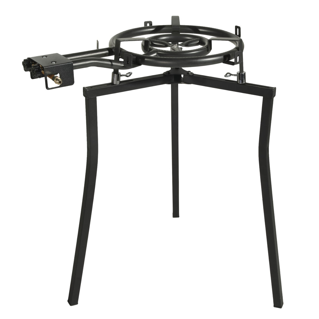 Paella Cooking Set. 14 Serving (50cm,20") – Paella Pan, Gas Burner & Tripod Stand – Full Outdoor Cooking Kit