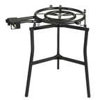 Paella Cooking Set. 20 Serving (60cm,24") – Paella Pan, Gas Burner & Tripod Stand – Full Outdoor Cooking Kit