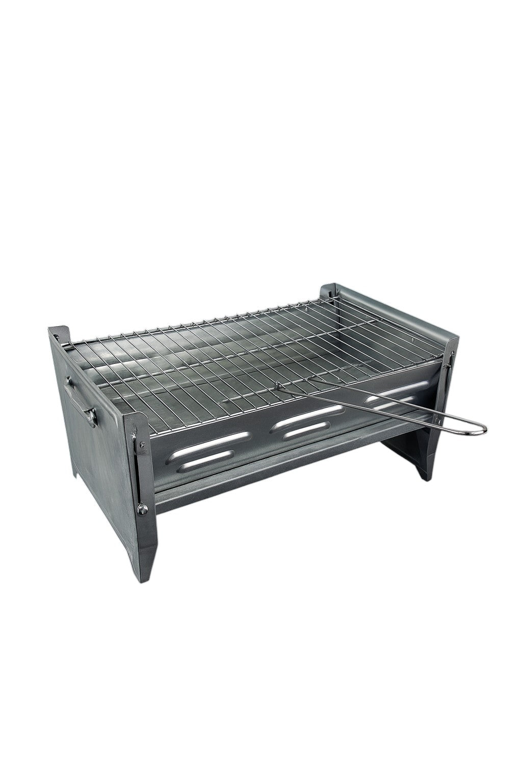 Portable Folding Charcoal BBQ Grill Set – Compact Steel Barbecue for Camping, Garden & Picnic