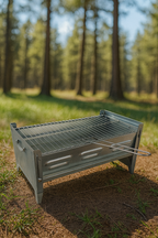 Portable Folding Charcoal BBQ Grill Set – Compact Steel Barbecue for Camping, Garden & Picnic