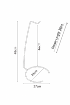 Stainless Steel Hanging Kebab Stand with 5 Skewers – For Meat, Chicken & Vegetables