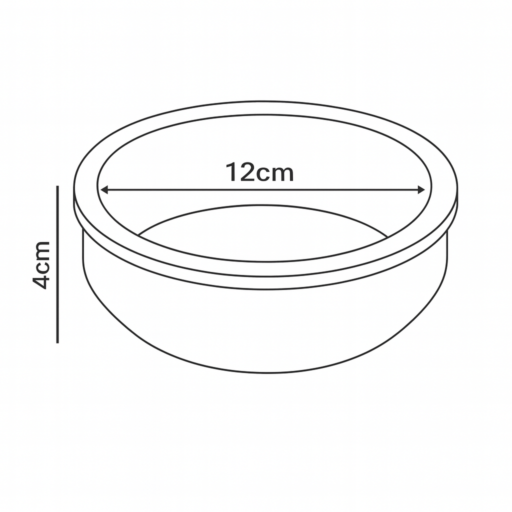 Set of 3 Terracotta Tapas Dishes Set 200ml (12cm) – Ovenproof Clay Ramekins