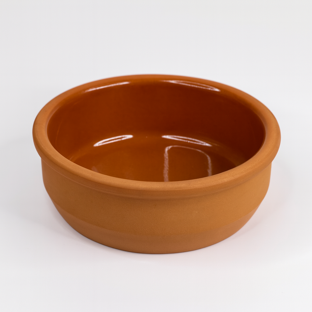 Set of 6 Terracotta Tapas Dishes Set 200ml (12cm) – Ovenproof Clay Ramekins