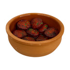 Set of 6 Terracotta Tapas Dishes Set 200ml (12cm) – Ovenproof Clay Ramekins