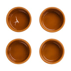 Set of 4 Terracotta Tapas Ramekins 150ml (9.5cm) – Ovenproof Bowls