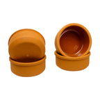 Set of 4 Terracotta Tapas & Dip Bowls 80ml (8cm) – Ovensafe Ramekins