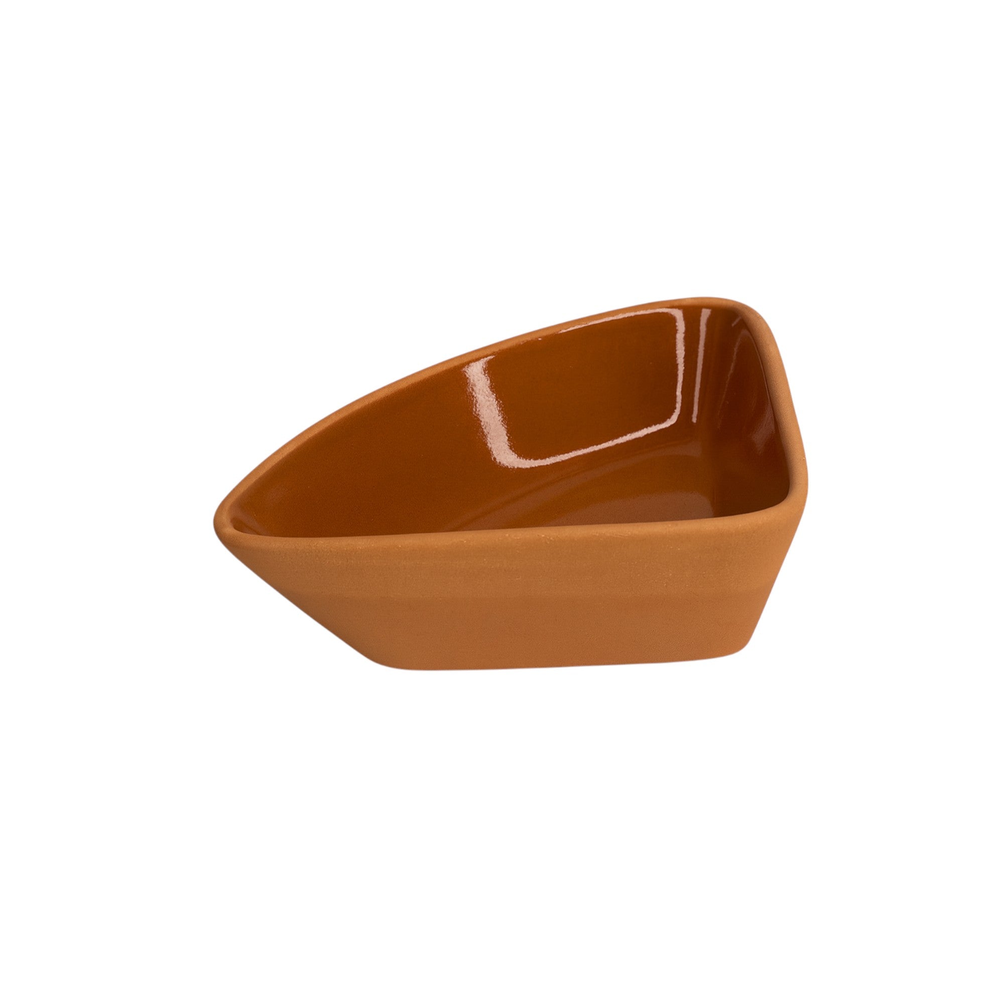 Set of 4 Terracotta Clover Serving Bowls 190ml – Rustic Tapas & Meze Ramekins