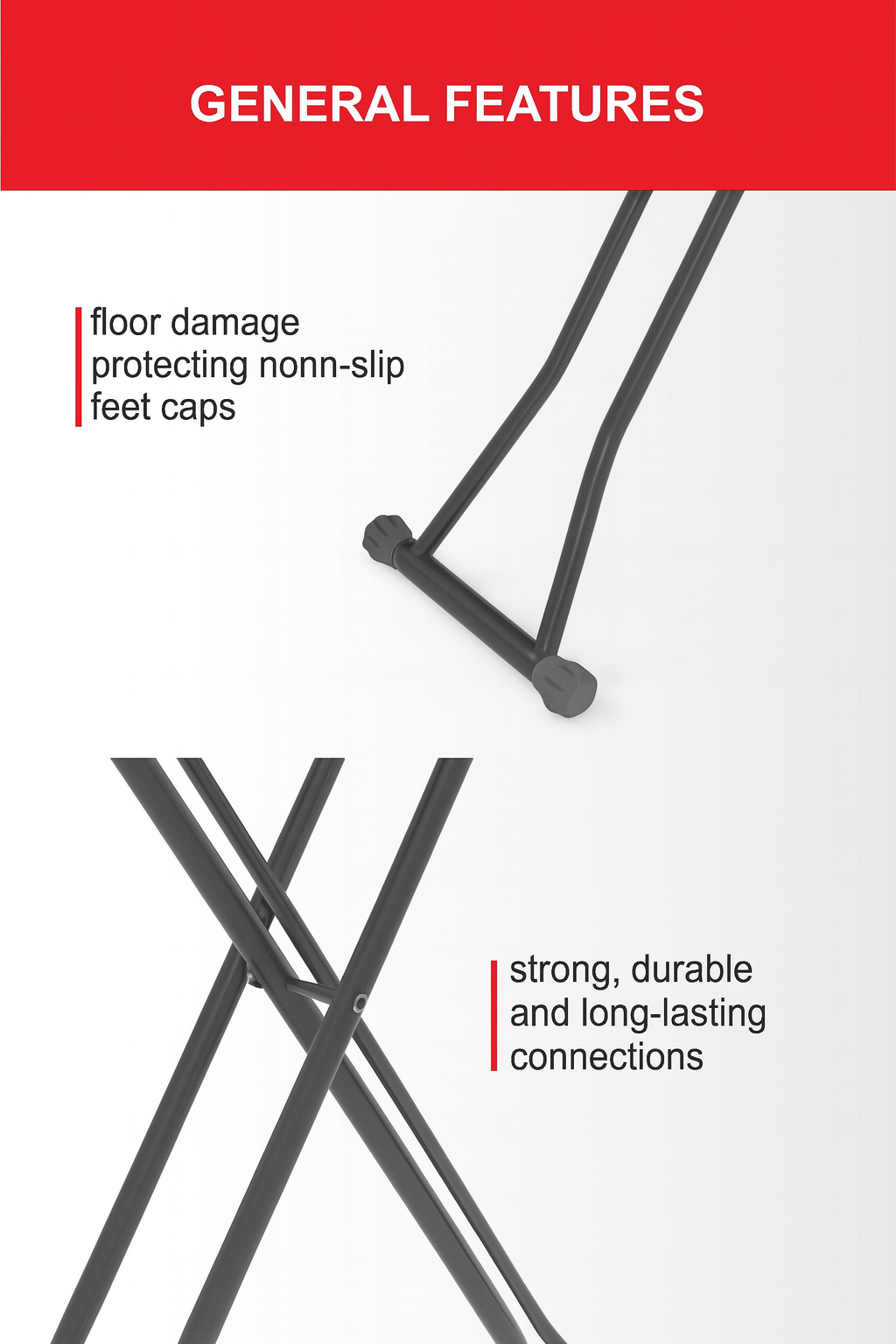 Ironing Board Table – 36x112cm with Steam Iron Rest & Heat-Resistant Cotton Cover