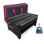 Portable Charcoal BBQ Grill Set – Compact & Complete Outdoor Cooking Kit