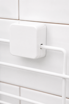 3-Tier Bathroom Rectangular Shower Caddy – No Drill Adhesive Wall-Mounted Metal Bathroom Organiser