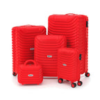 5-Piece Travel Lightweight Luggage Set – Hardshell Suitcases with Spinner Wheels & Lock