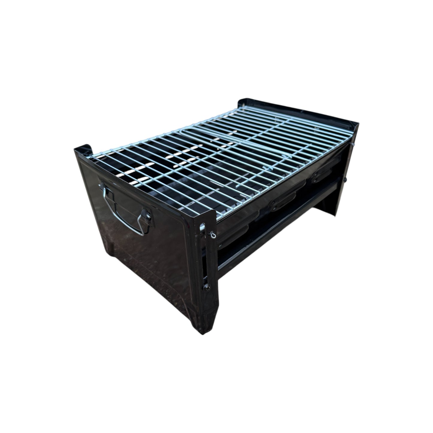 Portable Charcoal BBQ Grill Set – Compact & Complete Outdoor Cooking Kit