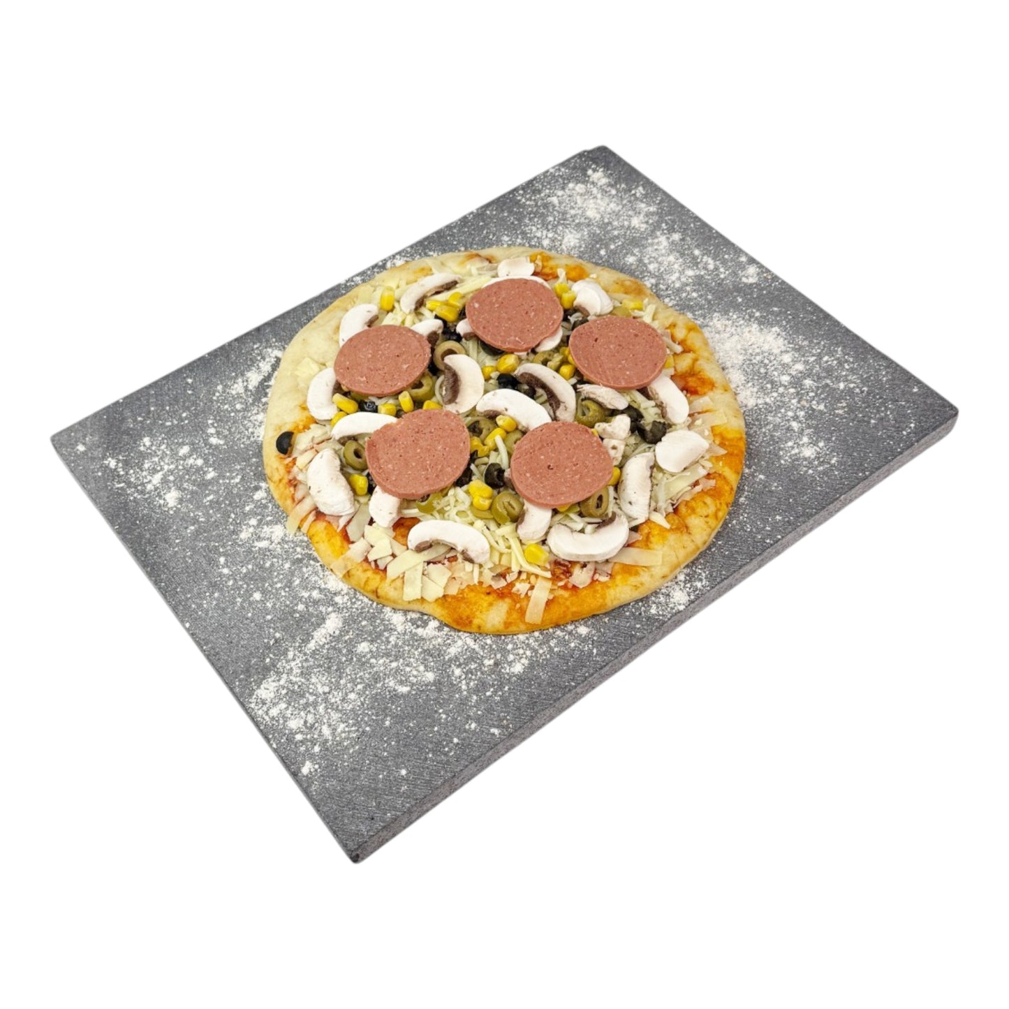 Pizza Baking Stone - Rectangular. Multi-Purpose Lava Stone for Oven & BBQ. Serving Stone.
