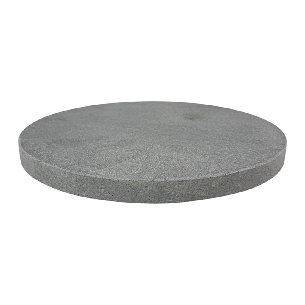 Pizza Baking Stone - Round. Multi-Purpose Lava Stone for Oven & BBQ. Serving Stone.