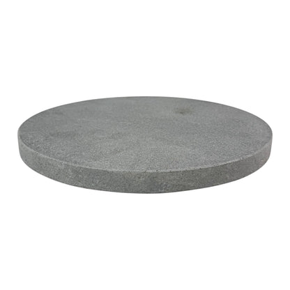 Pizza Baking Stone - Round. Multi-Purpose Lava Stone for Oven & BBQ. Serving Stone.