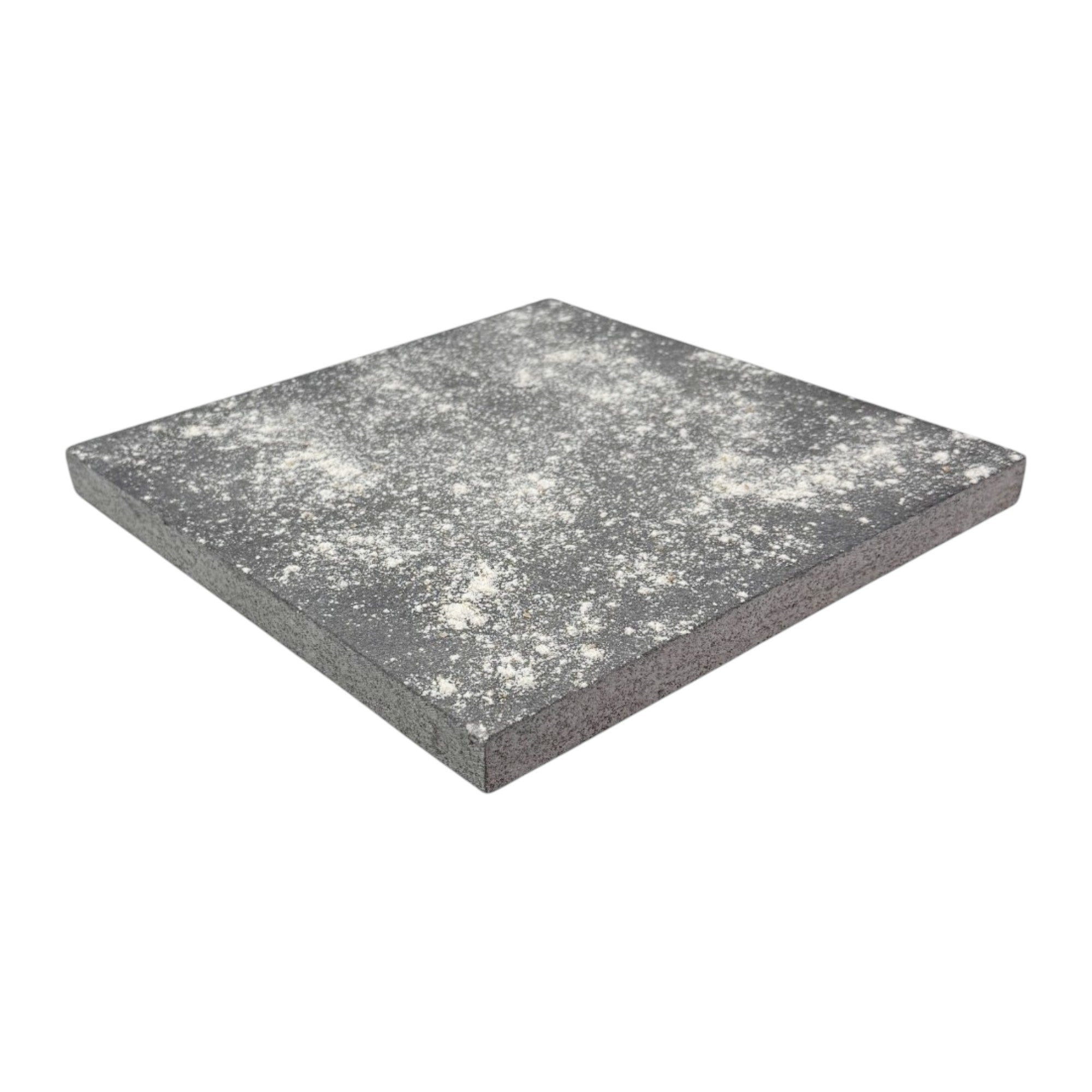 Pizza Baking Stone - Square. Multi-Purpose Lava Stone for Oven & BBQ. Serving Stone.