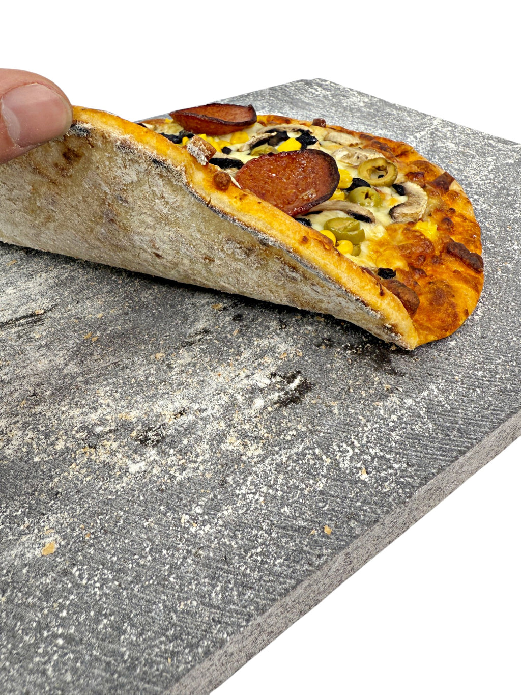 Pizza Baking Stone - Rectangular. Multi-Purpose Lava Stone for Oven & BBQ. Serving Stone.