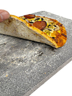 Pizza Baking Stone - Rectangular. Multi-Purpose Lava Stone for Oven & BBQ. Serving Stone.