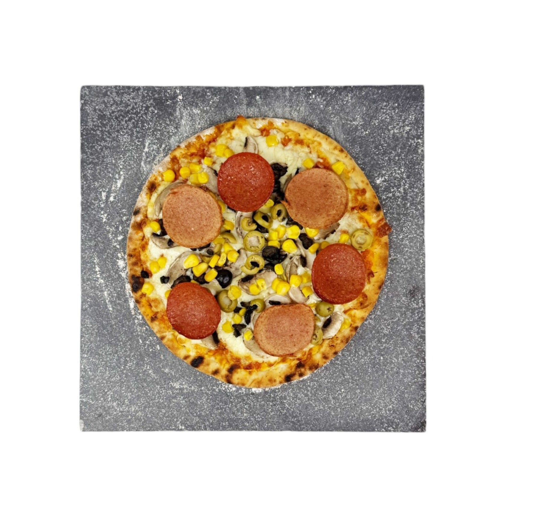 Pizza Baking Stone - Square. Multi-Purpose Lava Stone for Oven & BBQ. Serving Stone.