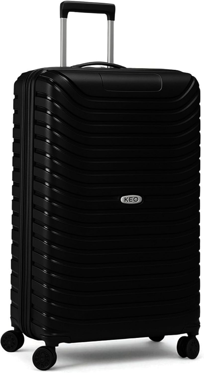 28” Large Hardshell Luggage – Lightweight Polypropylene Suitcase with Spinner Wheels & Lock