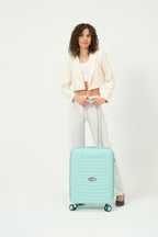 20” Lightweight Cabin Luggage – PP Hard Case with Spinner Wheels & Secure Lock