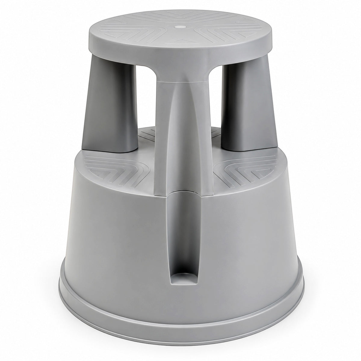 Kick Step Stool with Retractable Wheels – 150kg Capacity Rolling Step