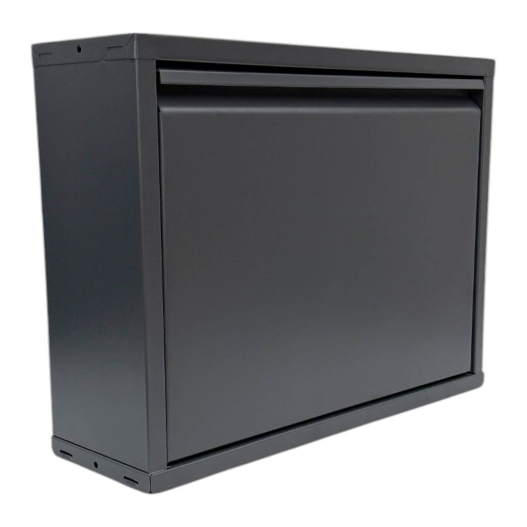 Slimline Metal Shoe Cabinet Anthracite – Modern, Space-Saving Storage Solution
